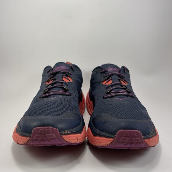 Hoka One One Challenger ATR 6 Running Shoes Womens Size 9.5 B Blue Pink Athletic - Picture 2 of 11